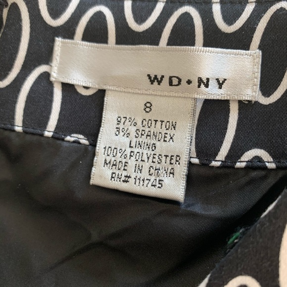 WD.NY Sleeveless Classic Dress with POCKETS! sz 8 - Picture 4 of 6